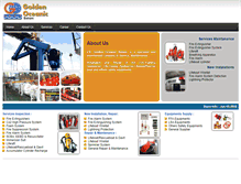 Tablet Screenshot of goldenoceanic.com